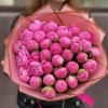 35 розовых пионов Флеминг